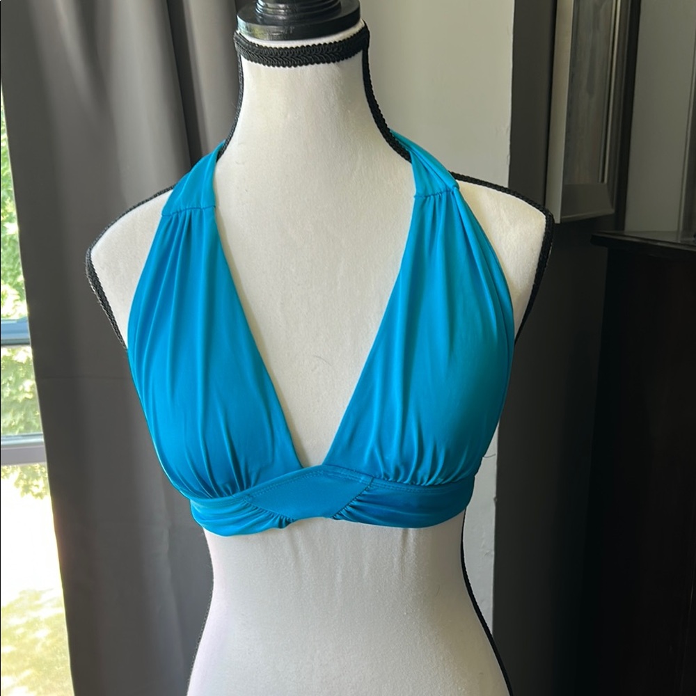Bisou Bisou Blue Bikini Top